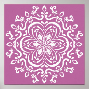 Póster Clover Mandala