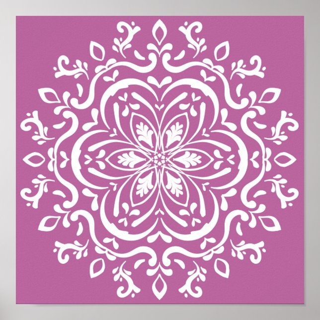 Póster Clover Mandala (Frente)