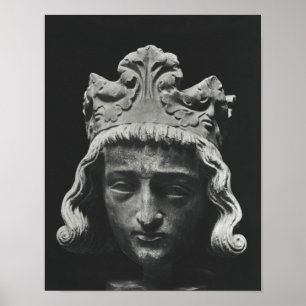 Poster Clovis II, Merovingian Frankish