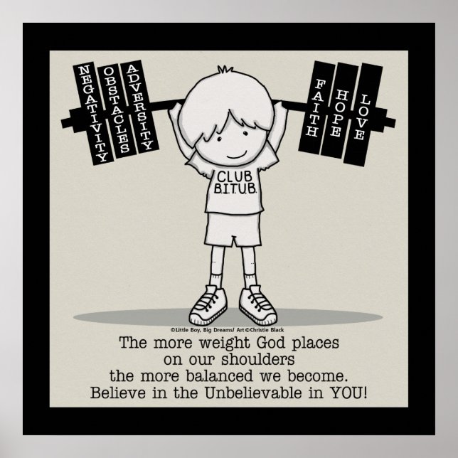 Póster Club BITUB - Mais Equilibrado (Com Fronteira) (Frente)