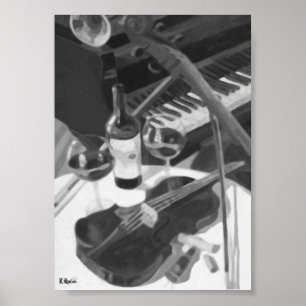 Póster Club Orchestra á l´huile