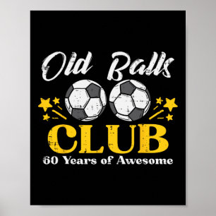 Poster Clube Antigo de Futebol 60 Anos Incrível 60º Anive