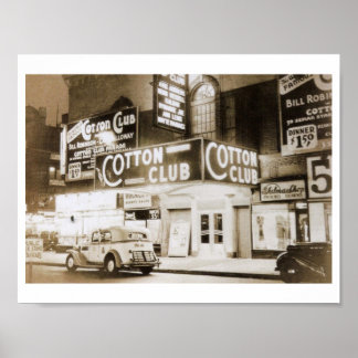 Póster Clube de Algodão, Nova Iorque Vintage