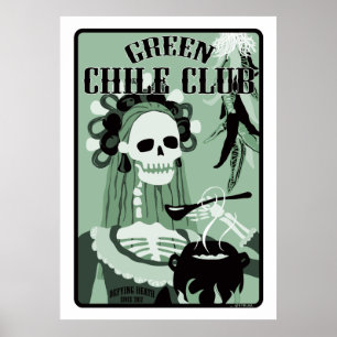 Poster clube de chile verde