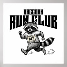 Clube de Corrida do Guaxinim Maratona Lixo Panda R