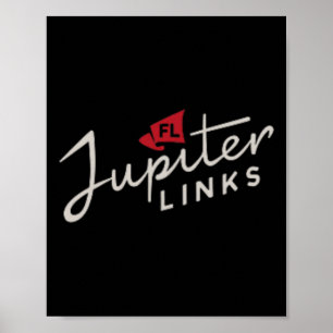 Poster Clube de Golfe Jupiter Links Tgl Frente Verso Ofic