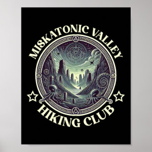 Poster Clube de Hiking do Vale de Miskatonic Lovecraft Ct