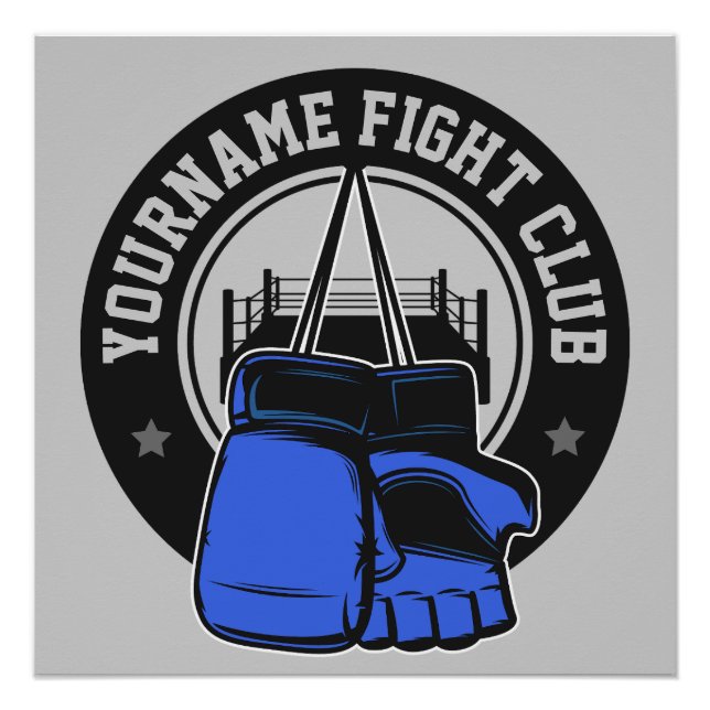 Póster Clube de Luta de Artes Marciais Mistas Mistas Pers (Frente)