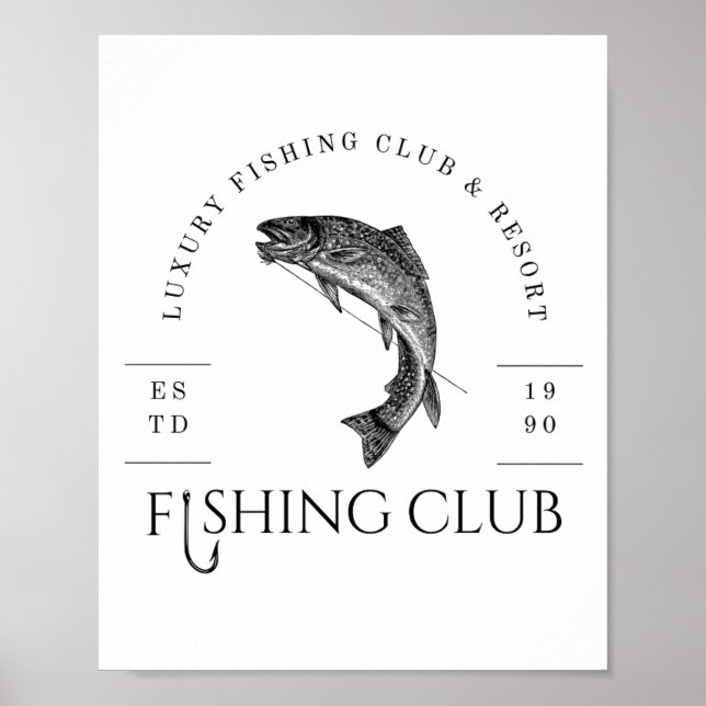 Poster Clube de Pesca (Frente)