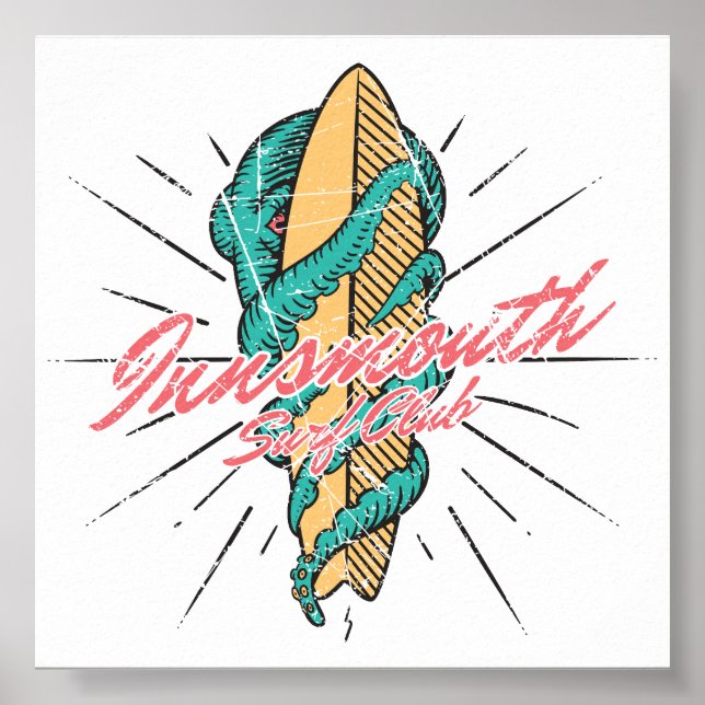 Poster Clube de Surfs Innsmouth (Frente)