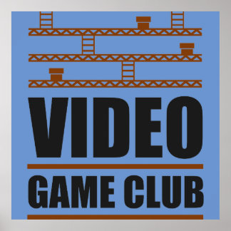 Poster clube de videos games