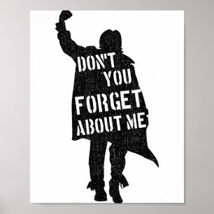 Poster Clube do Café da Manhã Não Se Esqueça de Mim Silhu