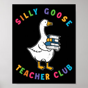 Poster Clube do Professor Ganso Bobo Estampa Colorida De