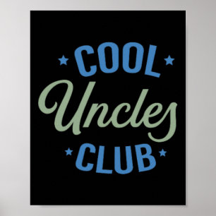 Poster Clube dos Tios Legais Melhor Tio de Todos Humor Bo