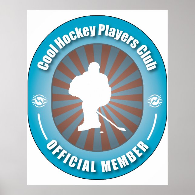 Póster Clube legal de Jogadores de Hóquei (Frente)