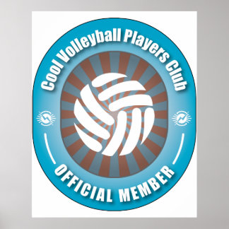 Poster Clube legal de Jogadores de Voleibol