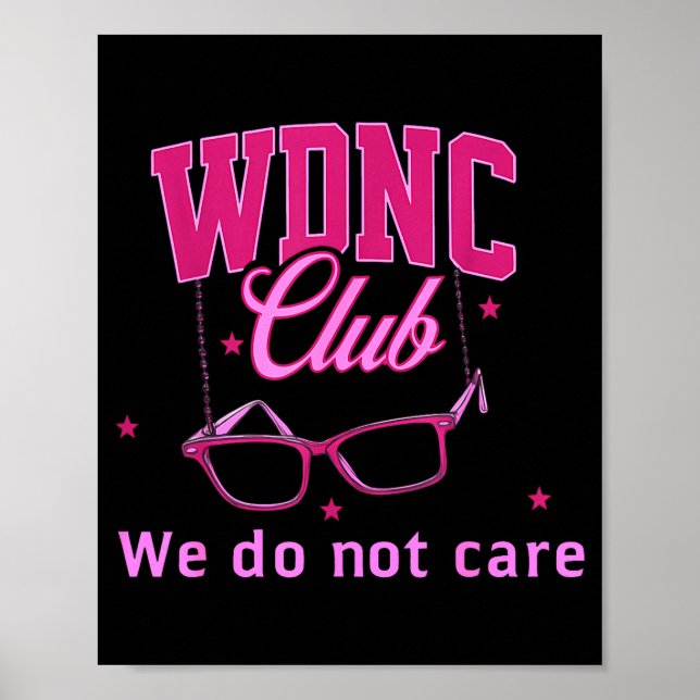 Poster Clube Não Nos Importamos (Frente)
