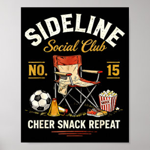 Poster Clube Social à Margem Lanche de Torcida Repetir Mã