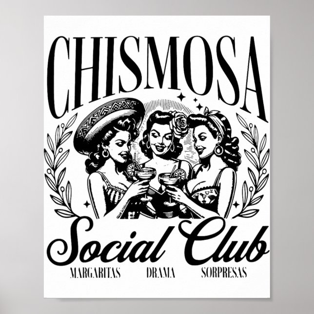 Poster Clube Social Chismosa (Frente)