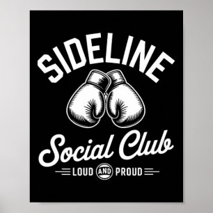 Poster Clube Social de Torcida de Boxe Mma Alto e Orgulho
