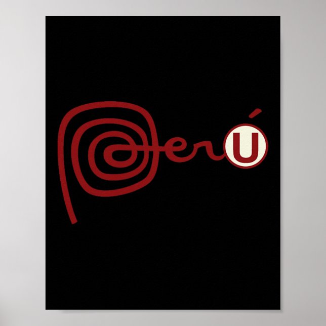 Poster Clube Universitario De Deportes Peru Futebol  (Frente)