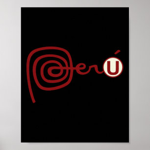 Poster Clube Universitario De Deportes Peru Futebol Socce