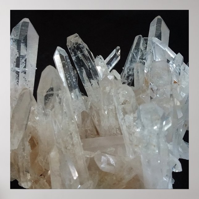 Poster Cluster Crystal Energy Quartz (Frente)