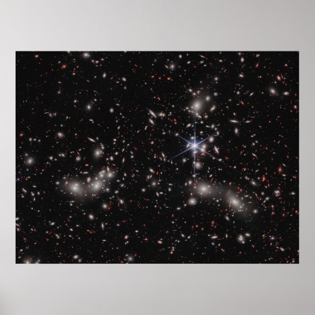 Poster Cluster de Pandora | Abell 2744 | JWST (Frente)