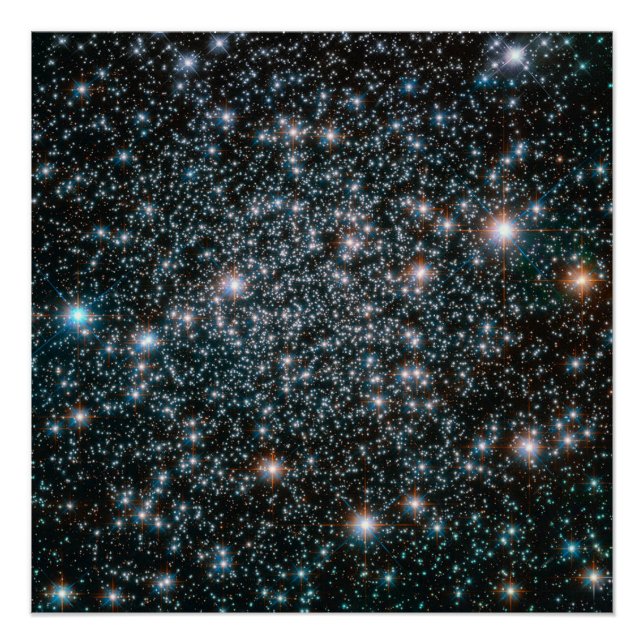 Póster Cluster Hubble Heavy Metal Stars (Frente)