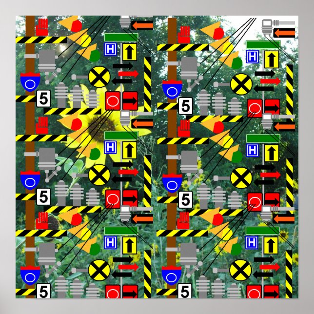 Póster Clutter de Cidade (Frente)