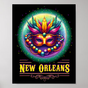 Poster Cly Nova Orleans Bourbon Street Legal Diversão Nol