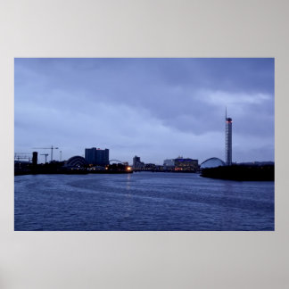 Póster Clyde à noite