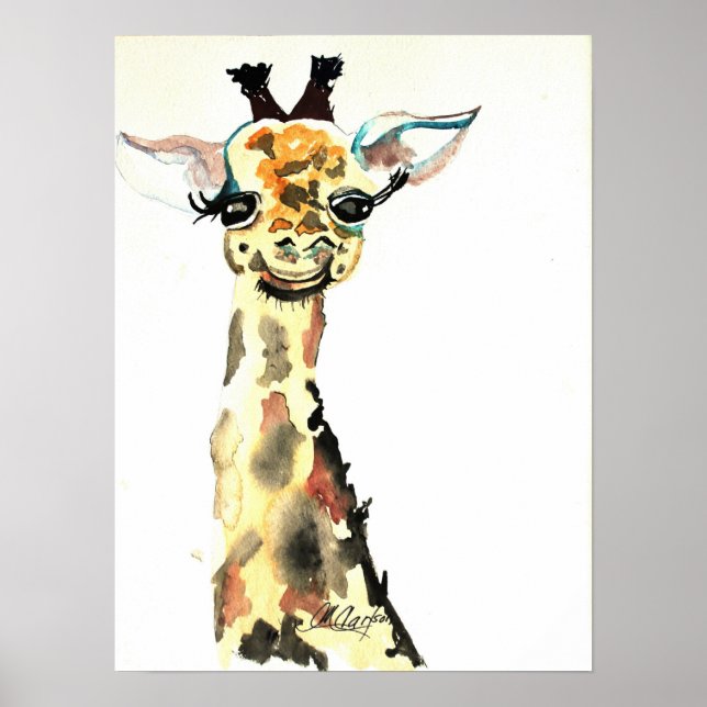 Poster CMCarlson Cute Girafa (Frente)