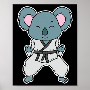 Poster Coala Faz Karatê 