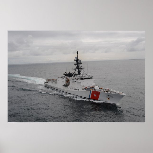 Póster Coast Guarda Cutter Bertholf (Frente)