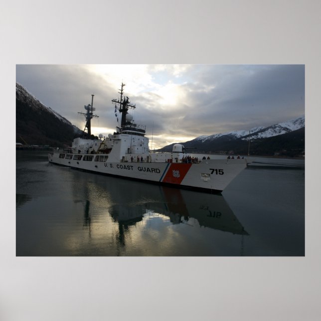 Póster Coast Guarda Cutter Hamilton (Frente)