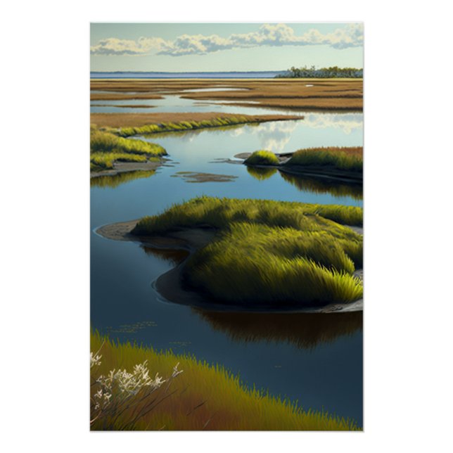 Póster Coastal Tranquility (Frente)