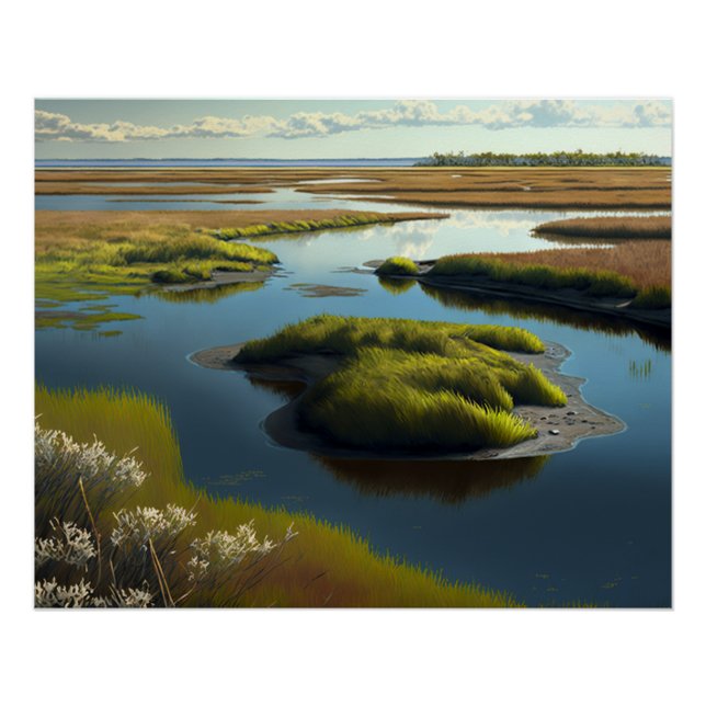 Póster Coastal Tranquility (Frente)
