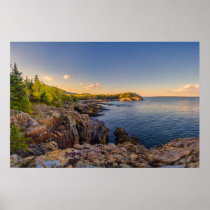 Poster Coastline   Acadia National Park, Schooner Head