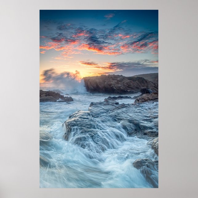 Poster Coastline | Carmel California (Frente)