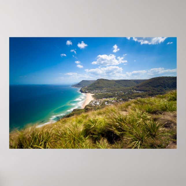 Poster Coastline | Nova Gales do Sul, Austrália (Frente)