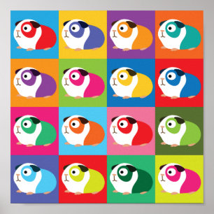 Poster Cobaias do pop art
