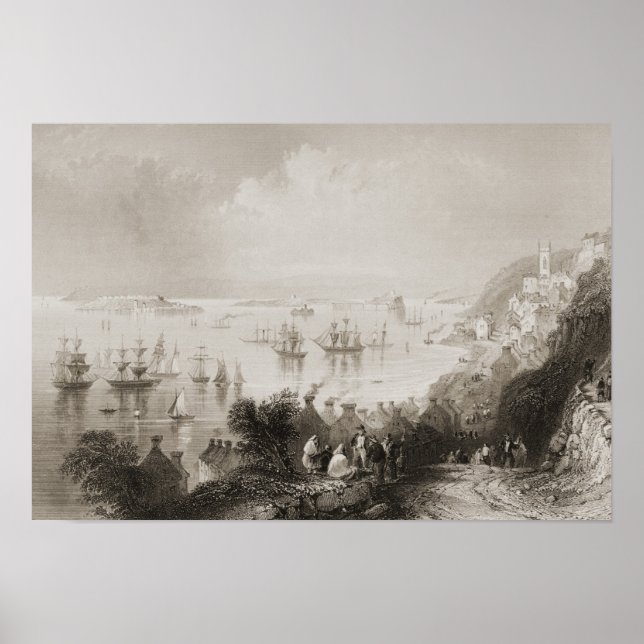 Póster Cobh Harbour, Cork, Irlanda (Frente)