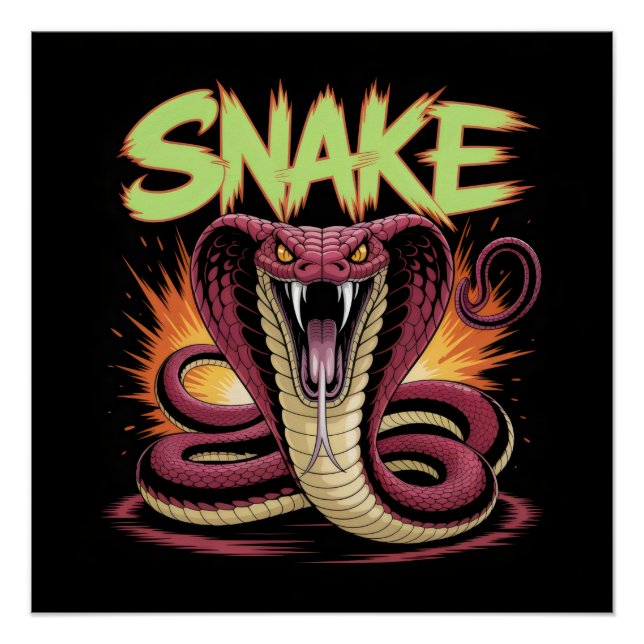 Póster Cobra. (Frente)