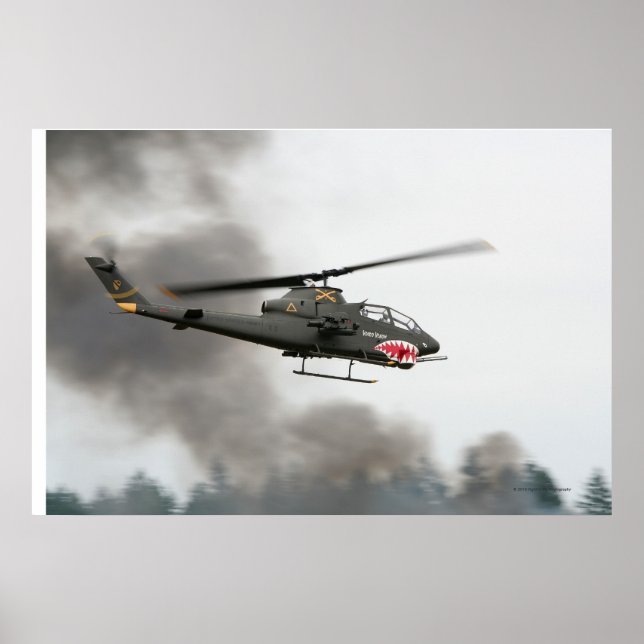 Póster Cobra AH-1 - Helicóptero de ataque (Frente)
