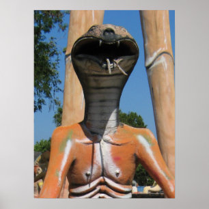 Póster Cobra AKA Cobra Head ... Inferno budista