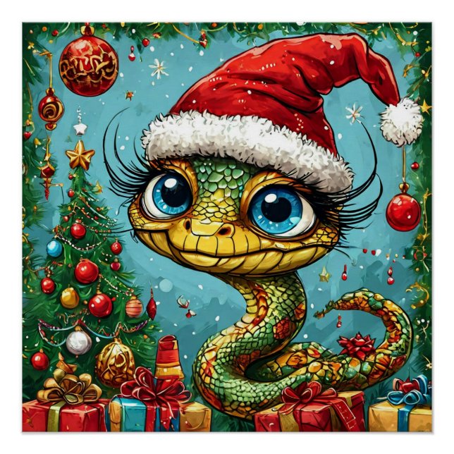 Póster Cobra de Natal (Frente)