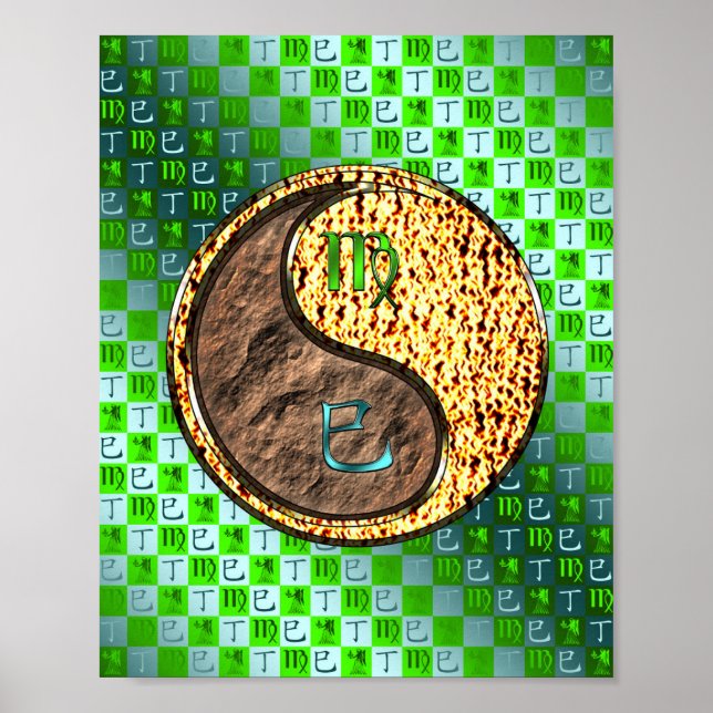 Poster Cobra de Virgem e Fogo (Frente)