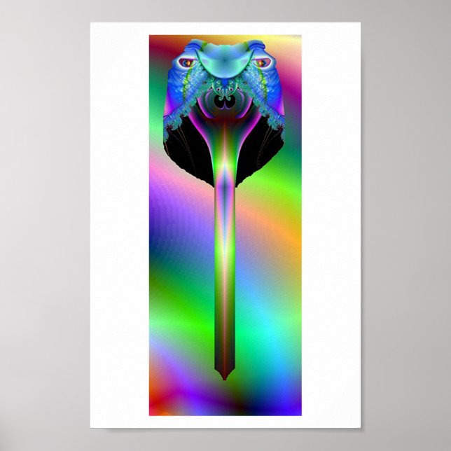 Póster Cobra Fractal (Frente)