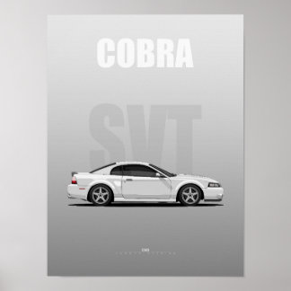 Poster Cobra SVT American Muscle car